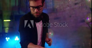 Night Party Dancing Clip/I LOVE PARTIES! A ready to use clip of night party dancing in a nightclub. Check out my portfolio if you need more footage of this party