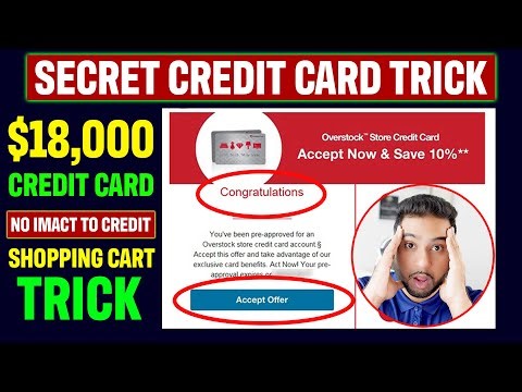 Secret Credit Card Trick / Hack to Get Approved | No Impact to Credit | Shopping Cart Trick
