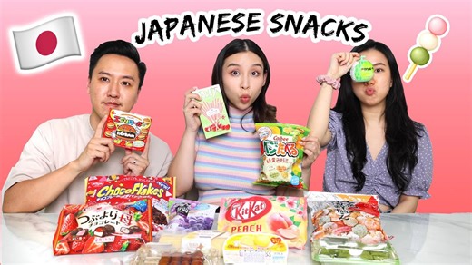 Japanese Snack Taste Test 🍡 | Tina Tries It