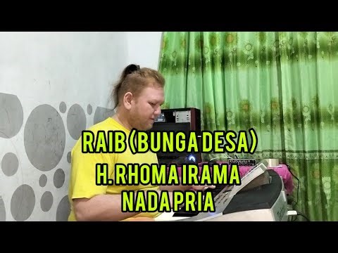RAIB (BUNGA DESA) - H. Rhoma Irama | Karaoke | Nada Pria | Lirik