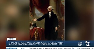 Fact or Fiction: George Washington chopped down cherry tree?