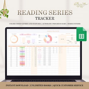 Book Series Tracker: Google Sheets, Reading Planner (digital Download) - Etsy