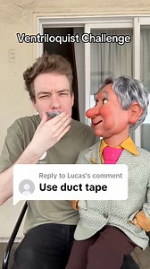 Duct tape challenge! 😦 #reelschallenge #reelsvideo #reels #ventriloquism #xybca #challengeYourMind #viral | Puppetjack