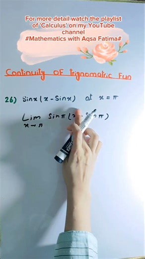 Continuity of function #shorts #maths #tricks #youtubeshorts #bs #bsc #ms #msc #PhD #afmathe #ppsc