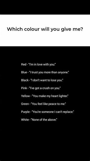 Which Color Will You Choose For Me? 🎨 #psychology