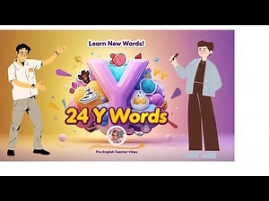 24 Y Words with Pictures | Learn Nouns that Start with Y | The English Teacher Vibes