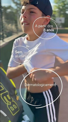 Desodorante seguro para usar desde criança!