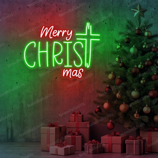 Merry Christmas With Cross Neon Outdoor Lighted Sign Christmas Outdoor Decoration Merry Christmas Christian Neon Cross LED Light Xmas Decor - Etsy Australia