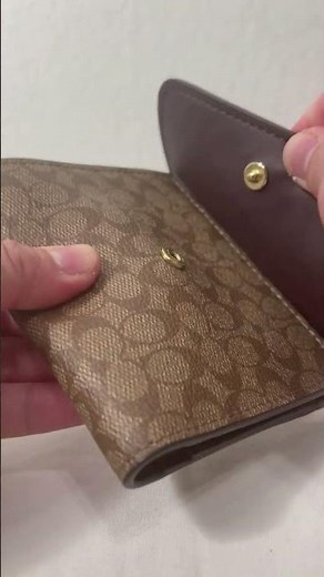 Coach Small Trifold Wallet Quick Review