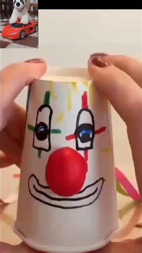 #Make a Funny Clown Face at Home 😂 | #DIY Tutorial
