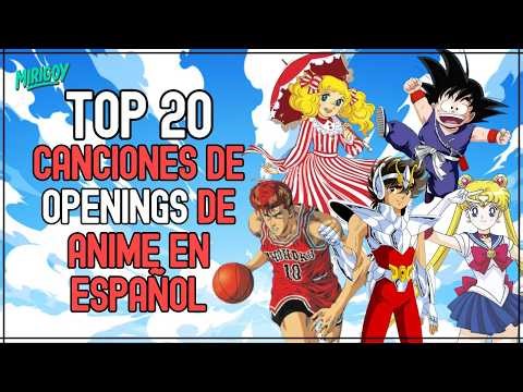 TOP 20 Canciones de OPENINGS de ANIME doblados al español