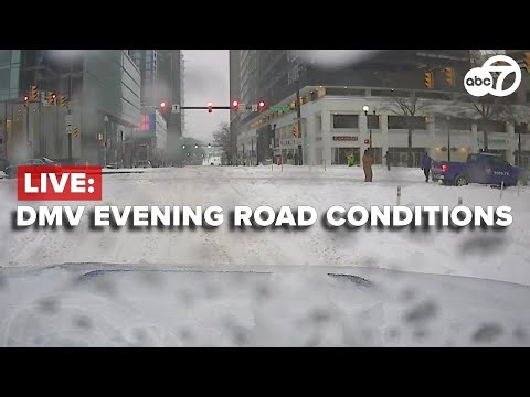 🔴LIVE ON THE ROAD | 7News Stormtracker is checking road conditions through Maryland, Virginia & DC