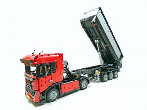 LEGO MOC-39430 European Truck with Dump Trailer (Technic 2020)