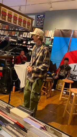 5.4K views · 135 reactions | #1 record here last week? Machine Gun Kelly Lost Americana of course!!  Grab a signed copy in the store starting Tuesday at 10am or online here: https://electricfetus.com/UPC/602478467370 One per person while supplies last. Choose in-store pickup or priority shipping to get some mgk swag too. Thanks for supporting indie retail, mgk!! | Electric Fetus | Facebook