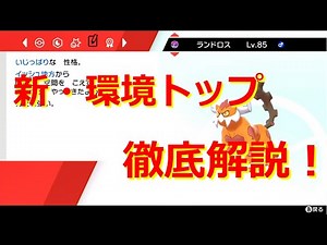 【ポケモン剣盾】霊獣ランドロスのおすすめの型、調整、対策について徹底解説【育成論】