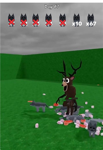 Wolves vs Deer: A Night in The Forest