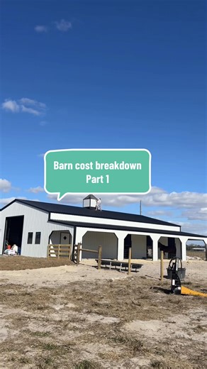 Answering my most asked question lol! 🫣 #horsebarn #diy #barnbuild #part1 #dreambarn