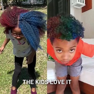 2.2M views · 810 reactions |  Try our temporary hair color samples before you buy them! The kids had some fun at home last weekend playing with their new temporary hair paint! ✅ No chemicals, no dye ✅ No damage ✅ Wash colors out anytime  There are 12+ colors to choose from!  All colors & samples ship in 3-5 days! | Mysteek Naturals | Facebook