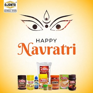 18 reactions · 3 comments | On the occasion of Chaitra Navratri, may Goddess Durga shower her blessings and love on your and your family. Team Ajanta wishes you all a very Happy Navratri to you. #navratri2022 #ajantafoodproducts #yummy #delicious #bakewithajanta | Ajanta Food Products Company | Facebook