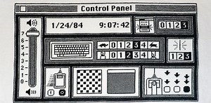 往年のMac OS｢コントロールパネル｣を、6ヶ月を費やしてピクセル画っぽく刺繍