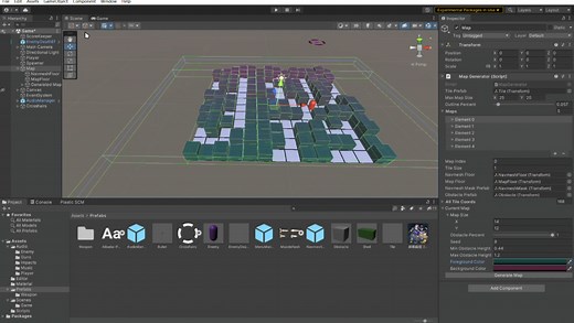 Unity程序化生成地图的方法的探索