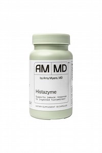 Amy Myers MD Histazyme - Diamine Oxidase Dao Enzyme Supplement Histamine Blocker to Support Healthy Digestion, Food Derived Histamine Intolerance (HI) - 60 Capsules - Bottle
