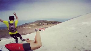 SNOW SKYRUNNING vol.1 梅雨入り前、最後の良い天気。スキー界のレジェンド松澤さん、ラッピー店長松本さん、スカイランナー松本の「３松トリオ」でGOPRO撮影会をしてきました。ご覧ください（笑） | Dai Matsumoto