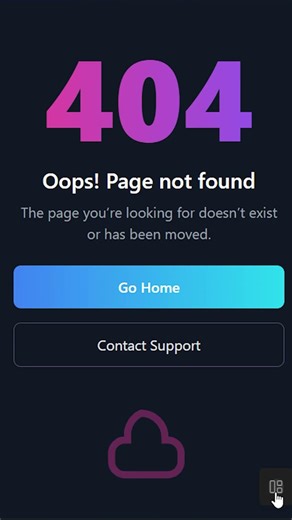 Building a 404 Page That Actually Looks Good #webdesign #coding #tutorial