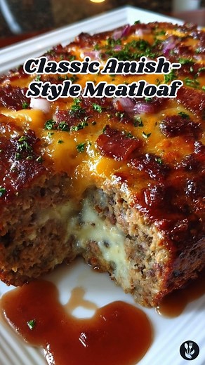 10K views · 63 reactions | This Classic Amish-Style Meatloaf is...