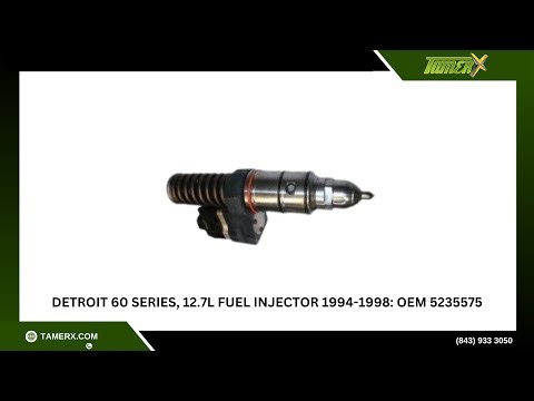 Detroit 60 Series, 12.7L Fuel Injector 1994-1998: OEM 5235575