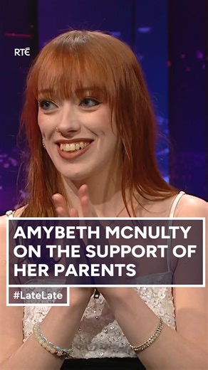 The Late Late Show on Instagram: ""They said they would do anything for me, and they did" ❤️⁣ ⁣ Amybeth McNulty on her parents support of her acting career, and how they had a "good feeling" about her #StrangerThings audition - a role she landed after they passed away.⁣ ⁣ #LateLate"