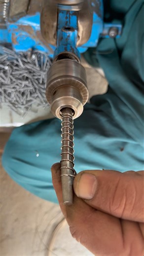 Taper Spring Turned Perfect by Hand #shortvideo #springmaking