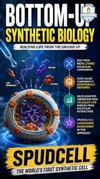 Scientists Built a Cell from Scratch! | Bottom-Up Synthetic Biology Explained