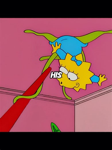 Maggie is an alien baby #thesimpsons #movie