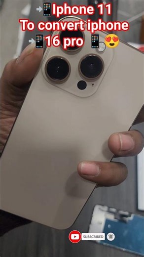 #iphon11 to convert iphone 16 pro 📱😍#mobilerepair #repair