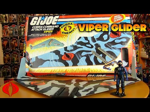 GI Joe VIPER Cobra Command Attack Glider with Pilot (1983)