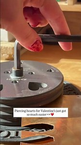 Heart Season: Speed Up Your Jewelry Making with This Amazing Disc Cutter! #shorts