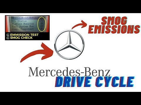 Mercedes Emissions Drive Cycle For For Smog Check▶️ Mercedes EGR O2 Cat EVAP Monitor Readiness