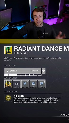 New Radiant Dance Machines Effectively Increase Dodge Time in Destiny 2
