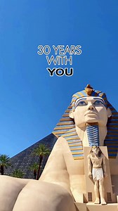4.3K views · 319 reactions | Buckle up, tomorrow marks 30 years here on the #Vegas Strip, all made unforgettable by you. Here’s to every extraordinary moment and epic adventure celebrated with you at the Pyramid. Your memories will forever be etched in our hearts. ❤️ | Luxor Hotel and Casino | Facebook