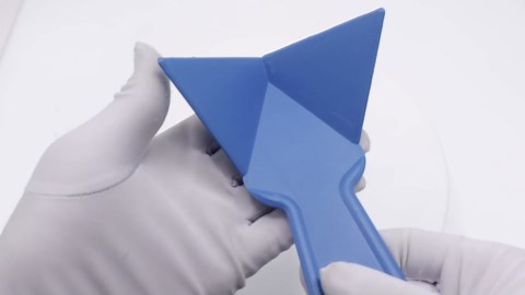 Drywall Corner Trowel, 4 Pack 90 Degree Inside Corner Finishing Tool, 6.77" x 4.2" Plastic Mud Scraper for Drywall Taping, Mudding, Wall Scraping, Stucco