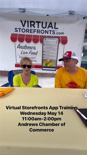 Learn how the virtual storefronts app can help you with your business and/or as a consumer! Drop-in training tomorrow from 11:00am-2:00pm! #andrewsncstrong #visitandrewsnc #ShopWhereYourHeartIs #WNCStrong #wncmountains #localbusiness | Andrews NC Chamber of Commerce & Welcome Center | Facebook