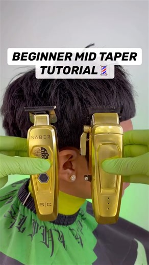 Chicago Barber • Vani on Instagram: "Beginner Mid-Taper Tutorial Part 1 CHICAGOLAND AREA 📍 LINK IN BIO TO BOOK🔗❗️ NEW CLIENTS ALWAYS WELCOMED🤝 - - - - - - #chicagobarber#youngbarber#babyliss #chicago#haircut#oakbrookbarber #beginnerbarber#stickneybarber #aurorabarber #elginbarber#berwyn#berwynbarber #cicerobarber #transformation #explore#babylisspro#sharp#stylecraft"