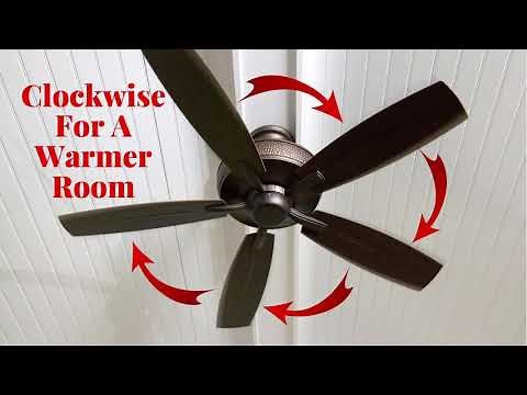 Warm your room in winter using your ceiling fan