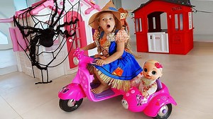 3.9K views · 108 reactions | Diana Pretend Play Halloween Trick or Treat Candy Haul. | Kids Toys and Colors | Facebook