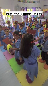 117K views · 470 reactions | Peg and Paper Relay Strengthening fine motor skills with pegs  #KindergartenTeacher #KinderMatatag #IndoorGames #finemotorskillsactivities | Teacher Carla | Facebook