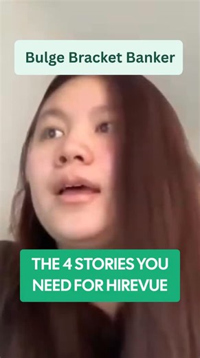 Break Into IB on Instagram: "hirevue got you stressed? leland IB coach breaks down the 4 story buckets that'll save you when the pressure hits. leadership, teamwork, communication, handling criticism - have these locked and loaded. banks aren't just testing your answers, they're seeing how you perform under fire. prep these scenarios and you'll crush it #investmentbanking #hirevue #IBrecruiting #bankingprep #careertips #financecareers"