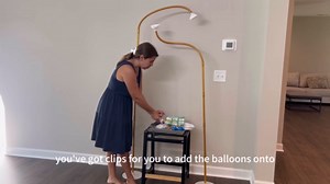 Balloon Arch Kit, Bendable 8FT and 6FT Balloon Arch Stand with Base and Manual Pump, Ballon Arch Stand Kit for Birthday Wedding Baby Shower Holiday Graduation Party Decoration(GOLDEN)