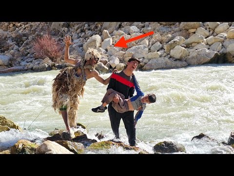 Hussein's Courage Against the Wildest Caveman | Saving a Nomad Boy at the Last Minute