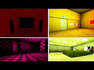 The Backrooms🚪ALL LEVELS Walkthrough (Roblox)